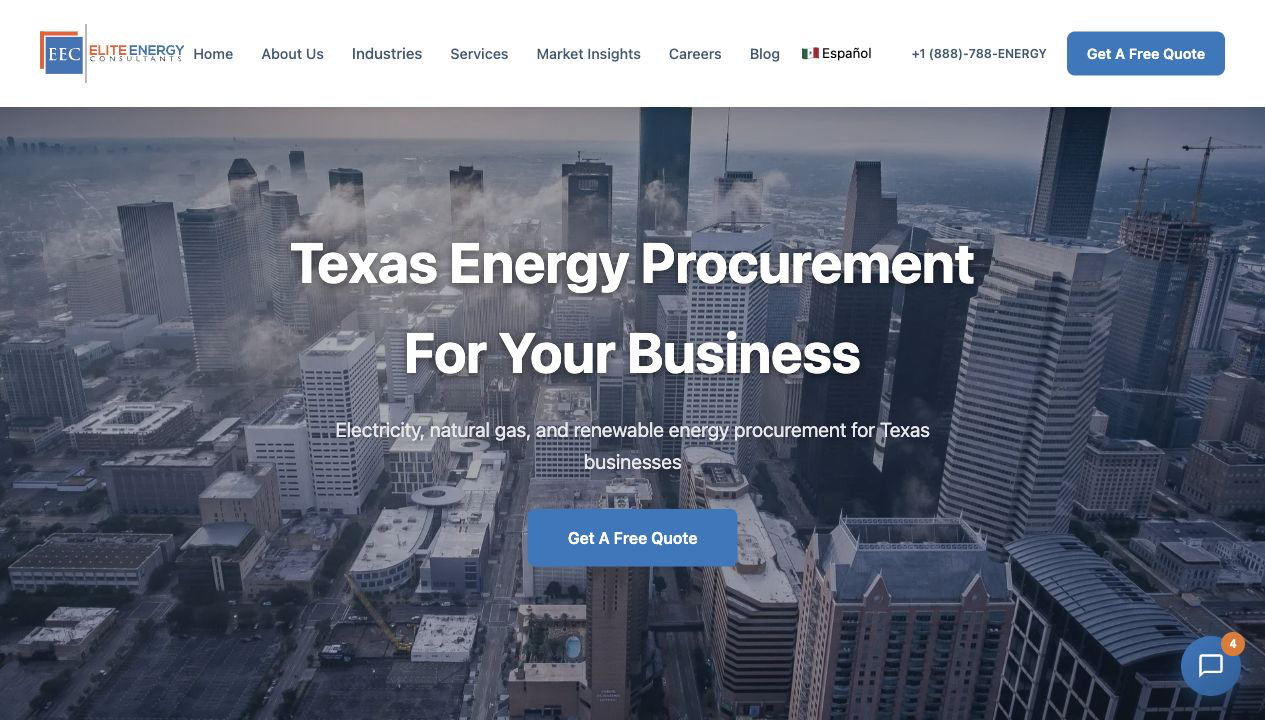 Elite Energy Consultants — live preview