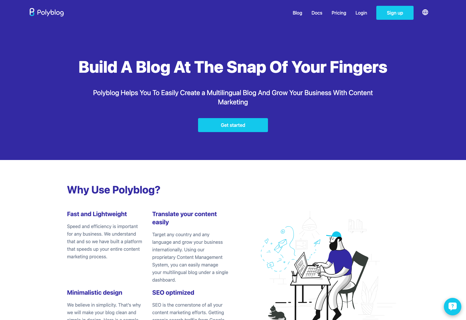 Polyblog — live preview