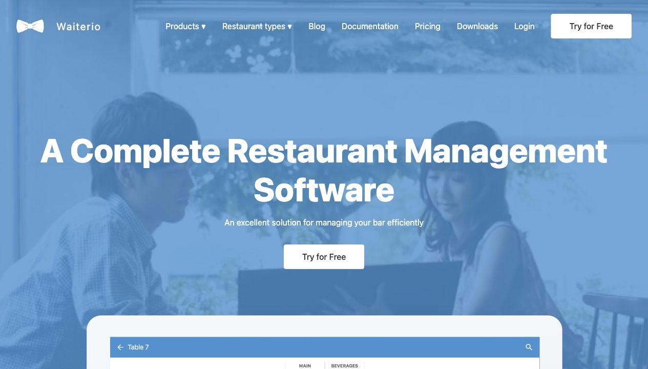 Waiterio — live preview